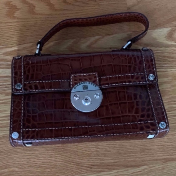 MICHAEL Michael Kors Handbags - Michael Kors Brown Leather Structured Purse